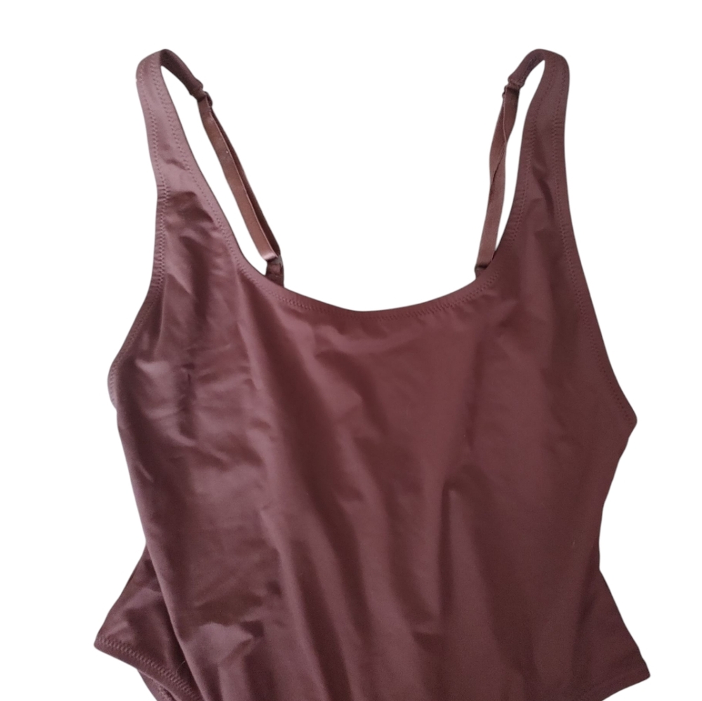 SKIMS Chocolate Brown One-Piece Swimsuit - Picture 7 of 15